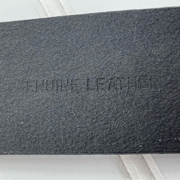 Embossed Cross Bones and Stars Brown Genuine Leather Belt Size XL - Picture 11 of 11